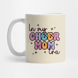 In My Cheer Mom Era Retro Trendy Cheerleading Football Mom Women Life Mug